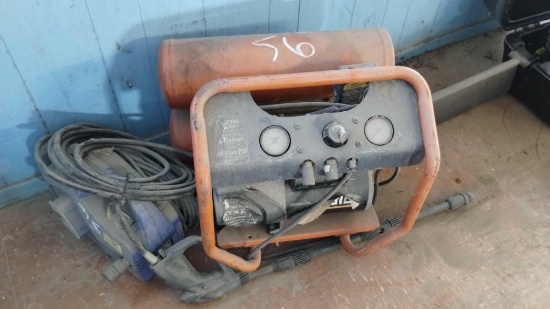Rigid Air Compressor, AR Blue Clean 118 Pressure Washer