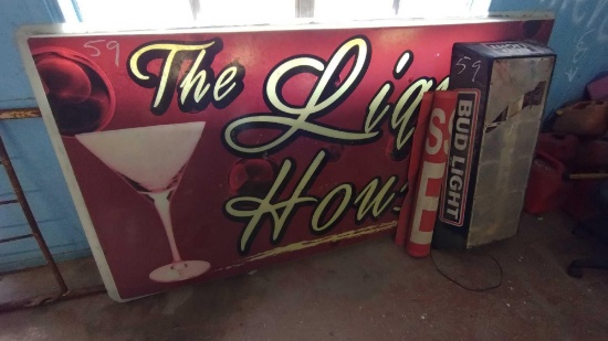 Pool Table Light, Banner, Sign