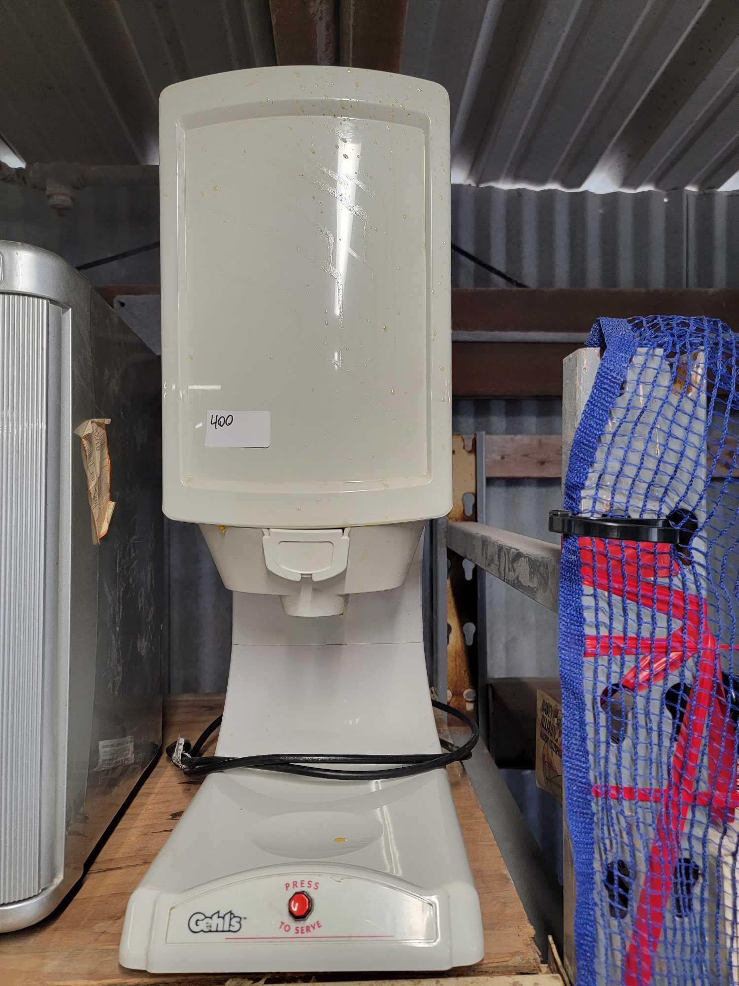 Gehls nacho cheese dispenser Proxibid