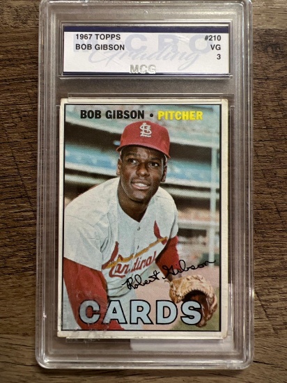 Bob Gibson Baseball Card