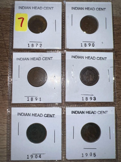 Indian Head Cent 1872-1905