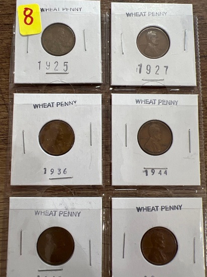 Wheat Penny's 1925-1955