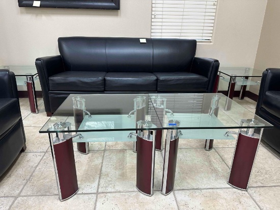4 Glass Tables-Coffee Table