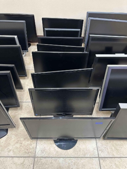 8 Different Brand and Sizes Monitors