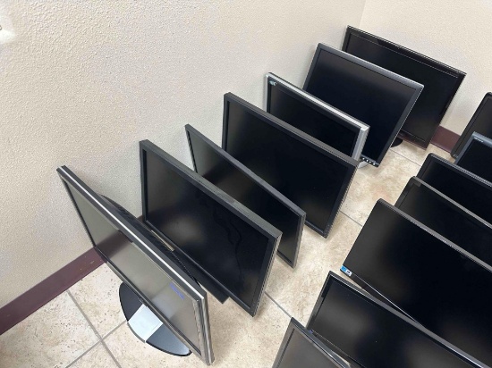 7 Monitors Different Brand and Sizes