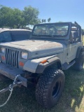 1992 Jeep Wrangler Multipurpose Vehicle (MPV), VIN # 2J4FY19P5NJ510066