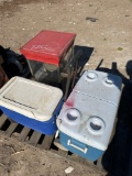Coolers, Popcorn Machine, TV, Cart, Rack, Generator, Power Drills