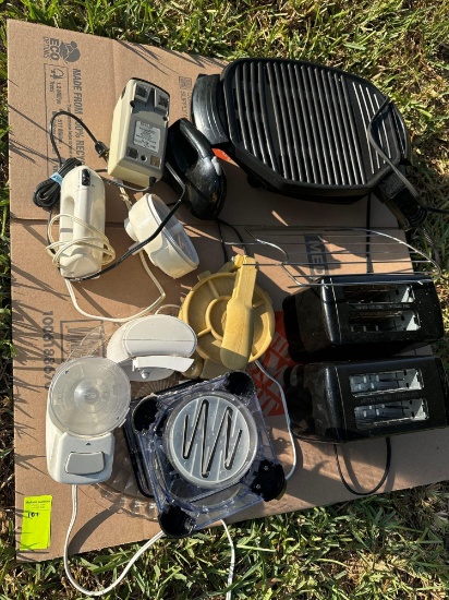 Toaster, Mixers, Blender, Can Opener, Skillet