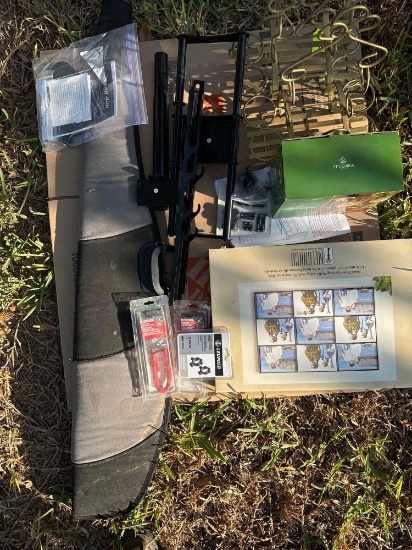TV Mount, Rifle Bag, Battery Cables, Glasses