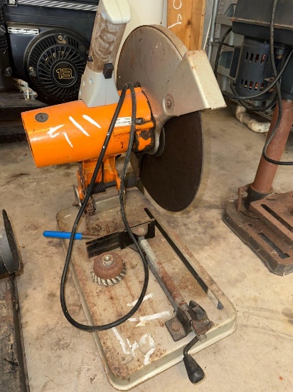 Orange Chop Saw