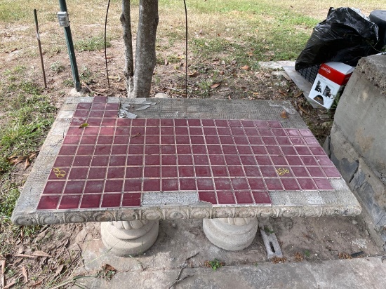 Cement Table