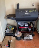 Kingsford BBQ Pit, Microwave, Work Light, Misc Items