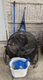 Shop Fan, Vacuum & Broom