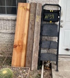 Wood boards & Ladder