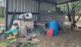 Freezer Walls, Cooling Unit, Barrels, Sprayer, Feeder, Buckets, PVC Pipes, Shovels