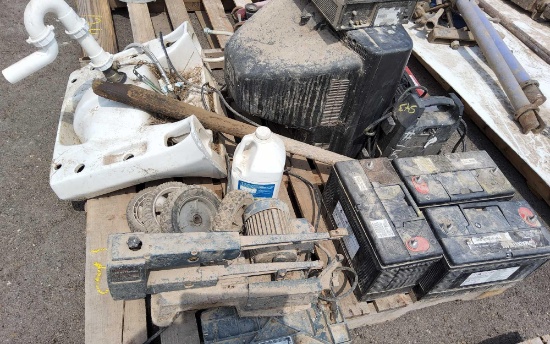 Batteries, Scroll Saw, Battery Pack, Sink, and TV