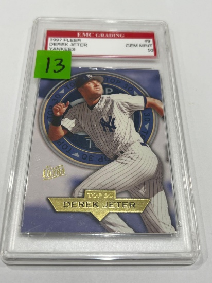 Derek Jeter Yankee Baseball Card