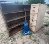 Book Shelve, Filling Cabinet, and Vacuum