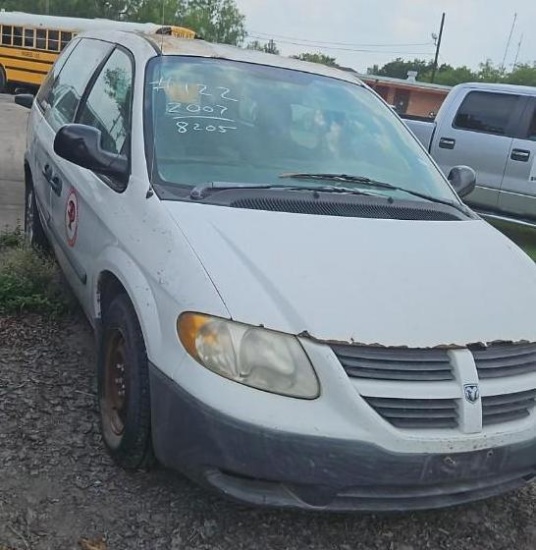 2007 Dodge Caravan Van, VIN# 1D4GP25B87B148205