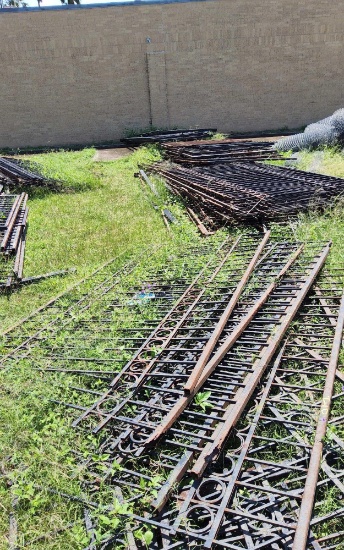 Black Metal Fence