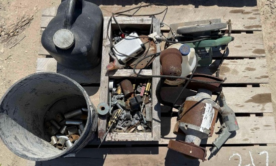 Grinder, Saw, and Hardware