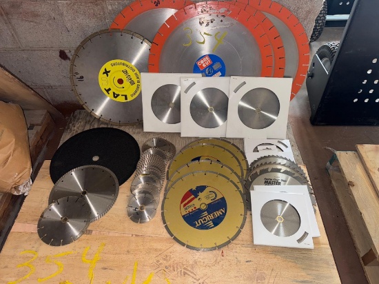 Cement Cutting Blades - Several Sizes