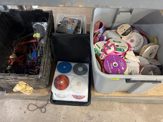 Video Games, Music CD's, Ribbons & Dog Leash's