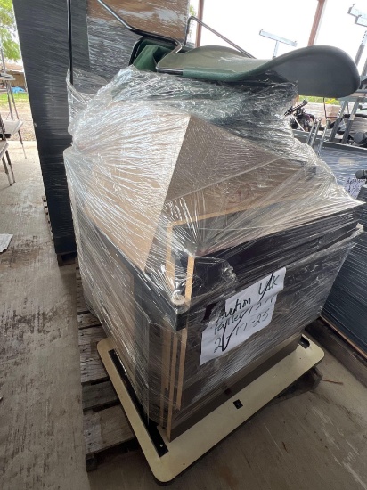 Water Heater, 2- Jump Starter/Air Compressors, Cherry Rolling Computer Cart, 27- Switch boxes, etc.