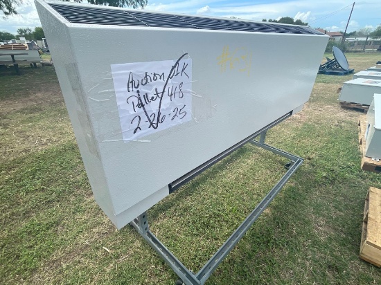 Vertical Console Fan Coil on Rolling Frame