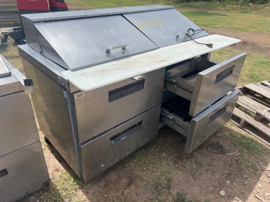 Four Drawer Refridgerated Prep Table