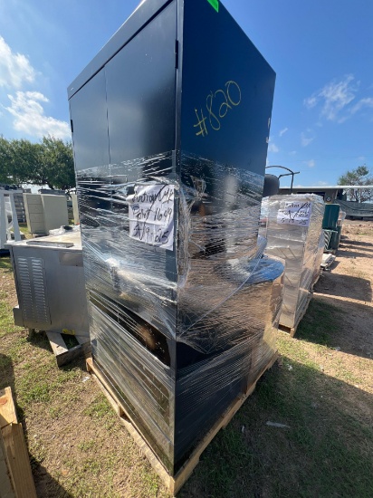 HON Black Metal Storage Cabinet, Corning PC- 420 Stirrer Hot Plate, Pasco Fan Carts, Volt Meter,