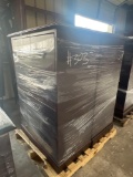 2- Cherry Wood 4 Drawer Lateral File Cabinet w/ Glass Top