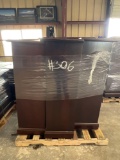 3- Mahogany 3 Shelf Bookcases