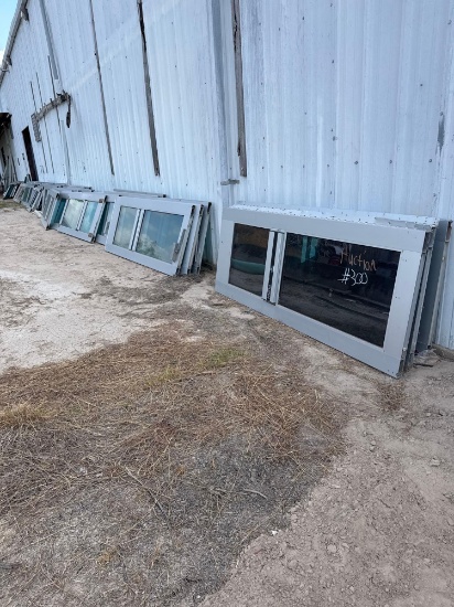 Glass Aluminum Doors 53+/-