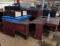 Desks, Flags, Plexiglass, Monitor