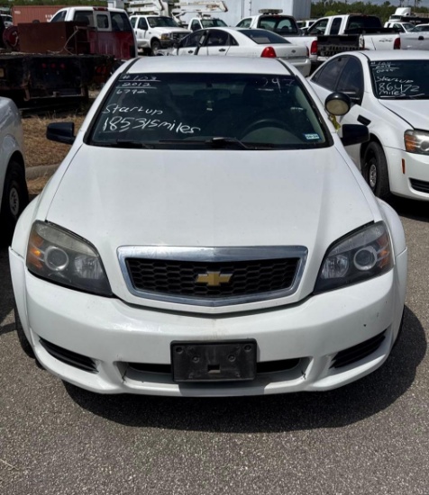 2012 Chevrolet Caprice Passenger Car, VIN # 6G1MK5U24CL606792