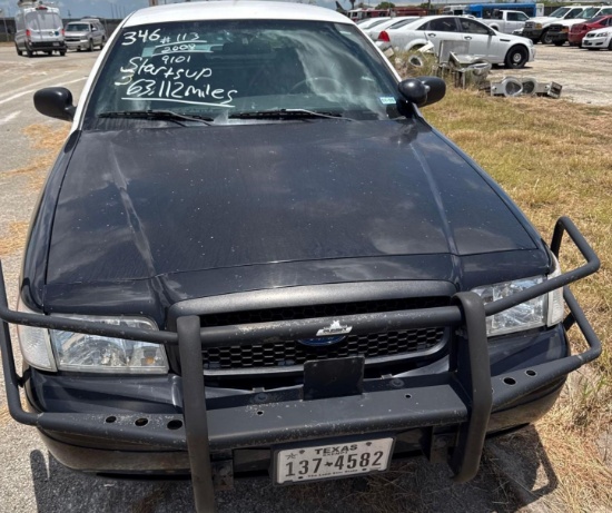 2008 Ford Crown Victoria Passenger Car, VIN # 2FAFP71VX8X169101