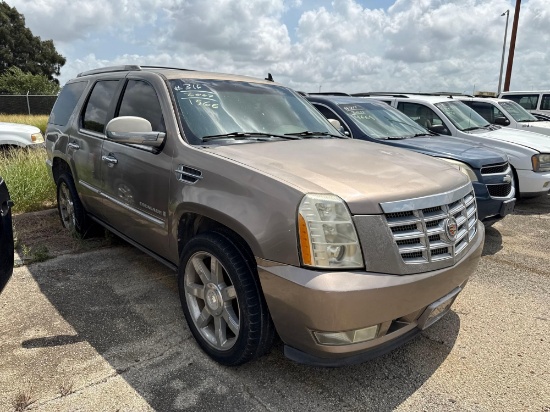 2007 Cadillac Escalade Multipurpose Vehicle (MPV), VIN # 1GYEC63897R291566