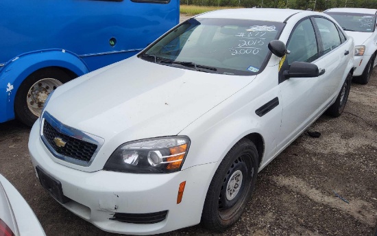 2015 Chevrolet Caprice Passenger Car, VIN # 6G3NS5U26FL112000