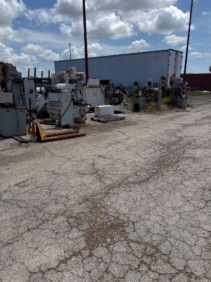 Large Industrial Eqpt - Lathes, presses, Brakes, Lifts, Racks, Pipe, Stands & Worktables