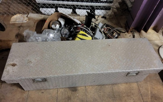 Truck Bed Tool Box, Lights, Electronics, Boots