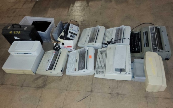 Typewriters, Printers, Calculators, Case