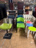 Stools, Chairs, Desks, Microwave, Table