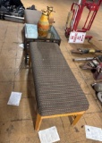 Benches, Table, Vases