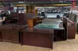 Desks, Shelves, Blinds, Table