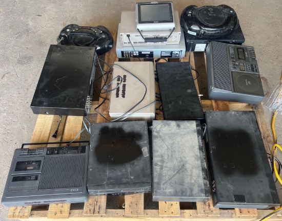 Radios, Cassette, VHS, and DVD Players,