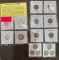 Proof Set of coins, Wheat Penny & Steel War Penny