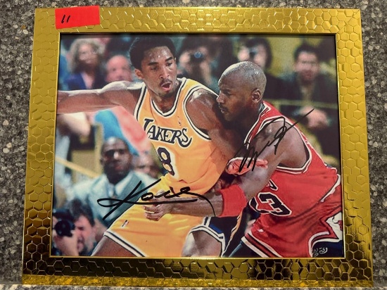 Michael Jordan/Kobe Bryant 8x10 signed photo