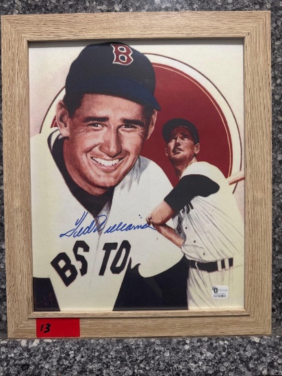 Ted Williams 8x10 signed photo