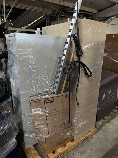 Filing Cabinets, Drawing Board and Surge Protected Power Strips